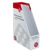 Stehsammler aus Buchdecke 