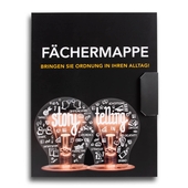 Fächermappe 6-fach mit Klettverschluss