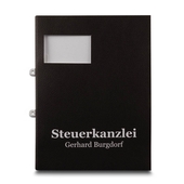 Mappe Steuerkanzlei mit Lederhaptik