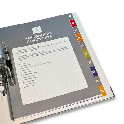 Register 10-fach Persönliche Dokumente