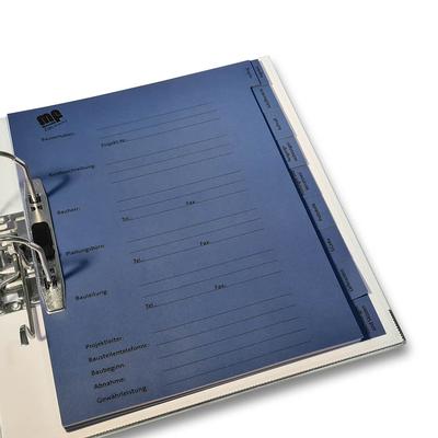 Register 9-fach mit Unterregister
