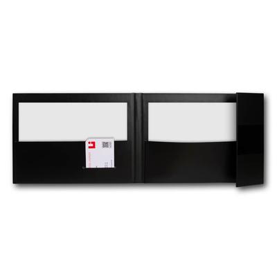 Boxmappe schwarz mit Magneten