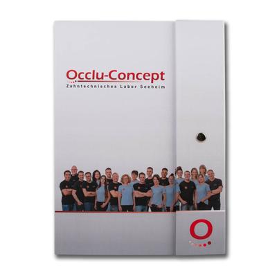 Dokumentenmappe mit Druckknopf