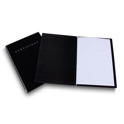 Urkundenmappe mit Velourbezug
