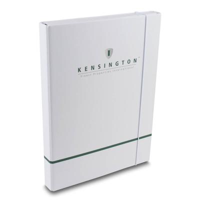 Juris-Boxmappen mit Gummizug und Stifthalter
