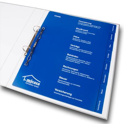 Register 8-fach für Immobilienmakler