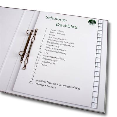 Schulungsregister 20-fach Immobilien