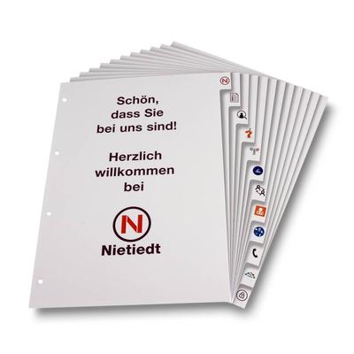 Register 12-fach Onboarding Mitarbeiter