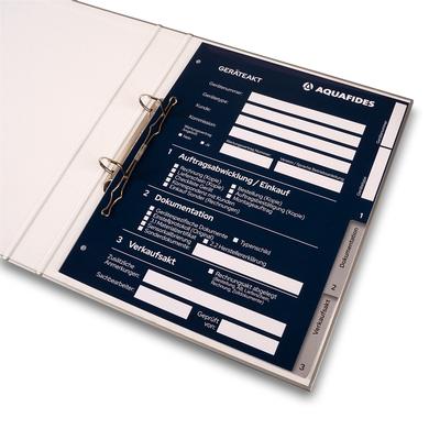 Register 03-fach Geräteakt