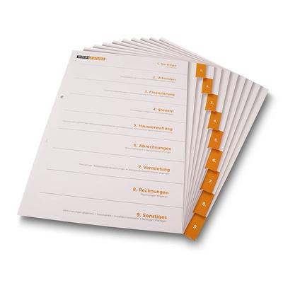 Register 9-fach Immobilienobjekt