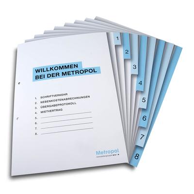 Register 08-fach Willkommen Metropol