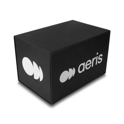 Präsentationsbox mit Musterbücher Stoffe