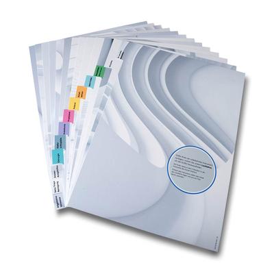 Register 14-fach quer für den Dentalbereich
