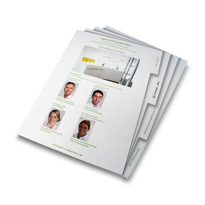 Register 04-fach Behandlungsunterlagen Kieferorthopäde