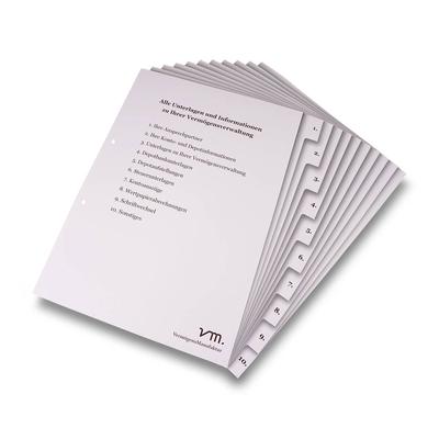 Register 10-fach Vermögensverwaltung