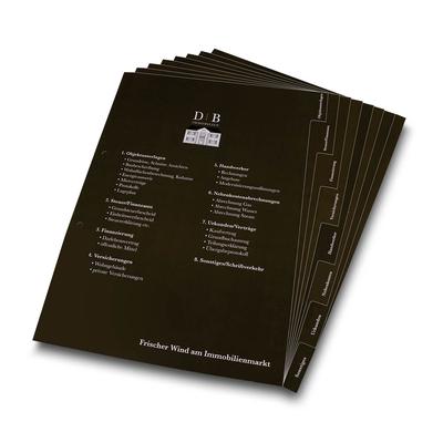 Register 08-fach Objektunterlagen 