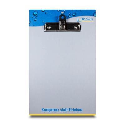 Klemmbrett mit Stifthalter Umweltservice