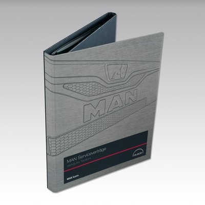 6 Seiten Präsentationsordner und Kartontaschen
