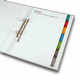 Register 07-fach Basisglas